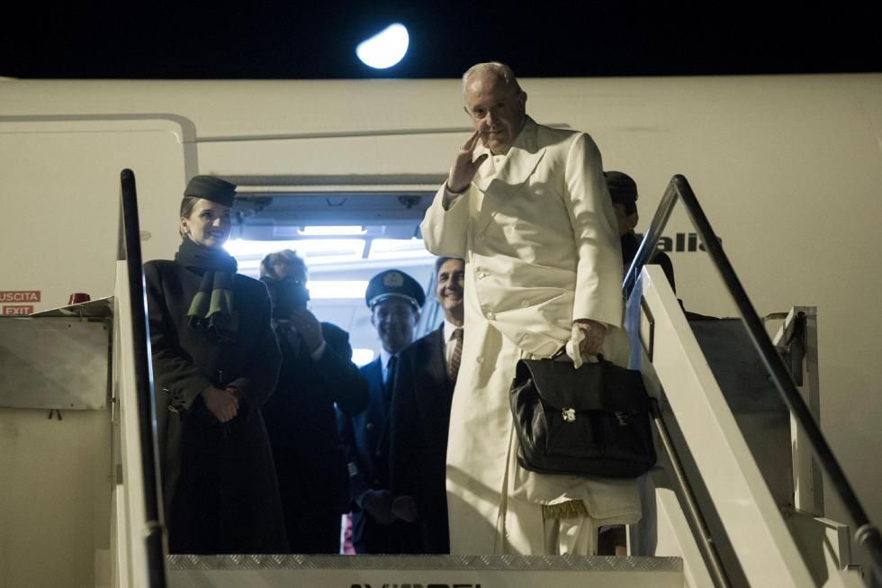 Roma, 26 novembre: Viaggio Apostolico di Papa Francesco in Myanmar e Bangladesh (26 novembre – 2 dicembre), la partenza da Roma